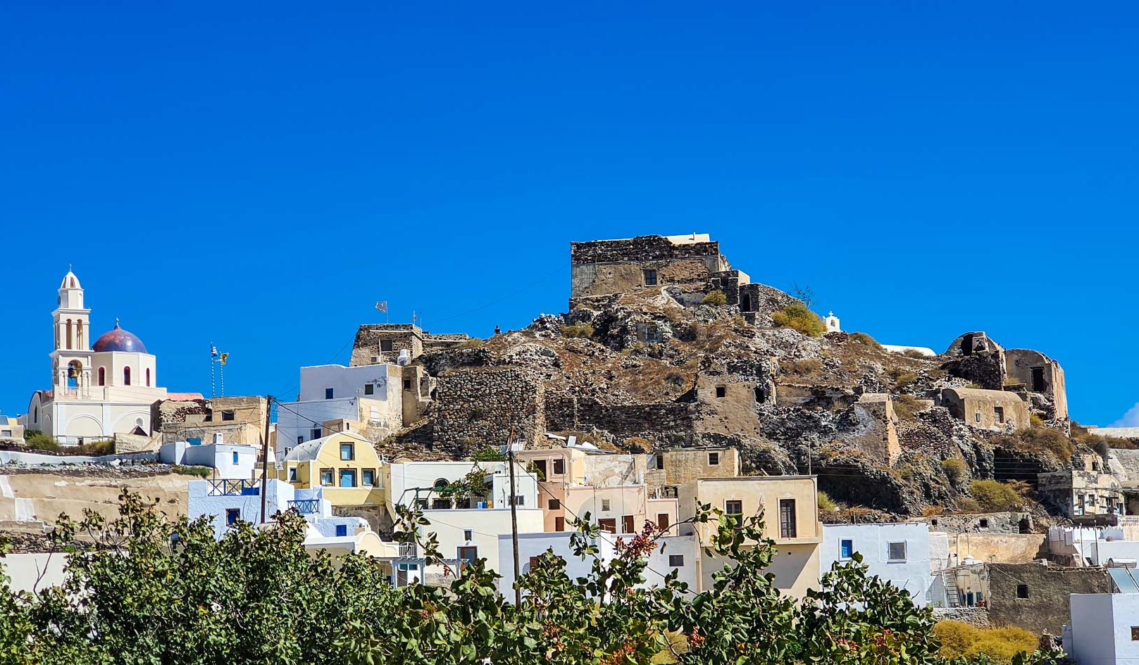 Akrotiri, yacimiento de la isla egea de Tera (Santorini)