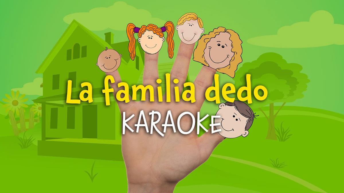 'Video thumbnail for La Familia Dedo | Canciones Infantiles para Karaoke #cancionesinfantiles'