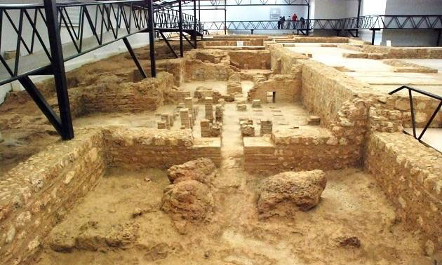 Calzada romana en Calzadilla de la Cueza