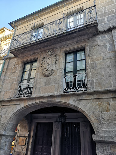 Palacio situado en la rúa do Vilar de Santiago.