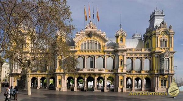 Edificio del puerto de Barcelona