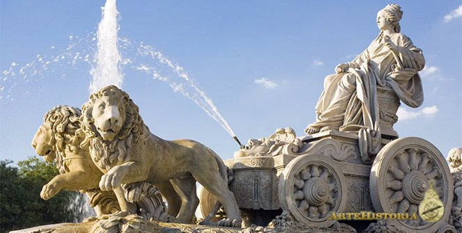 Fuente de la diosa Cibeles en Madrid