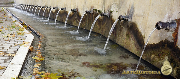Fuente de los 25 caños en Loja, Granada