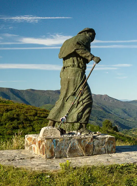 Monumento al Peregrino en Puerto de Piedrafita del Cebrero, Lugo