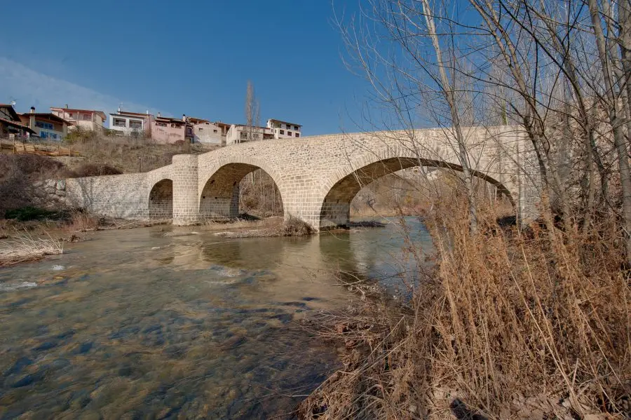 Puente de las Cabras en Lumbier, Navarra