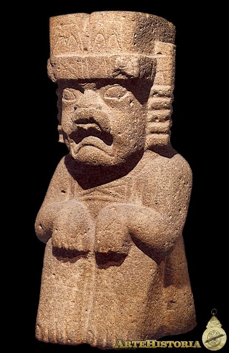 Hombre con rasgos de jaguar. Cultura Olmeca (México) | artehistoria.com