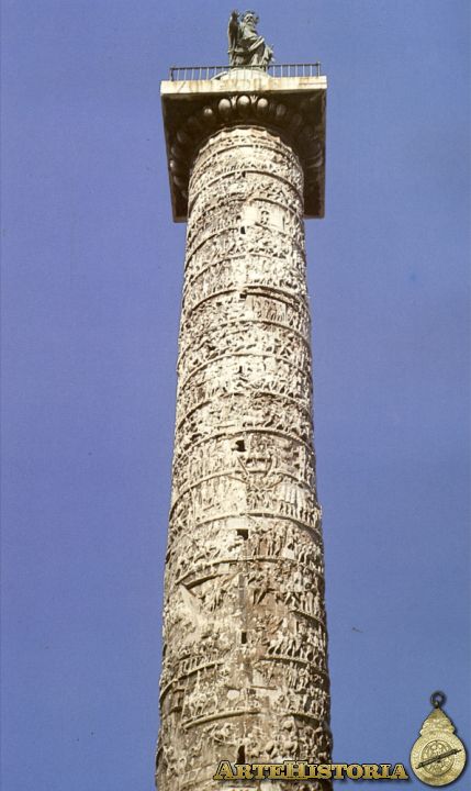 Columna De Marco Aurelio Roma Artehistoria Columna De Marco Aurelio Roma Artehistoria