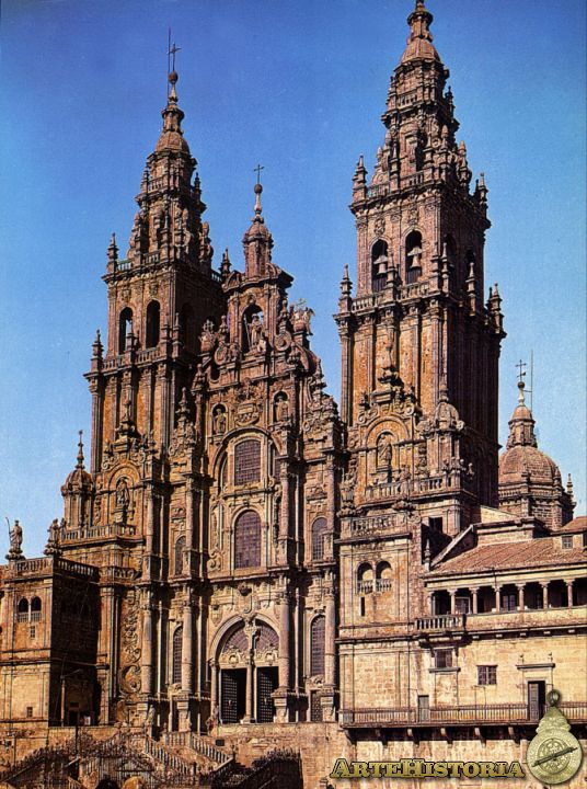 Catedral de Santiago de Compostela Fachada del Obradoiro 